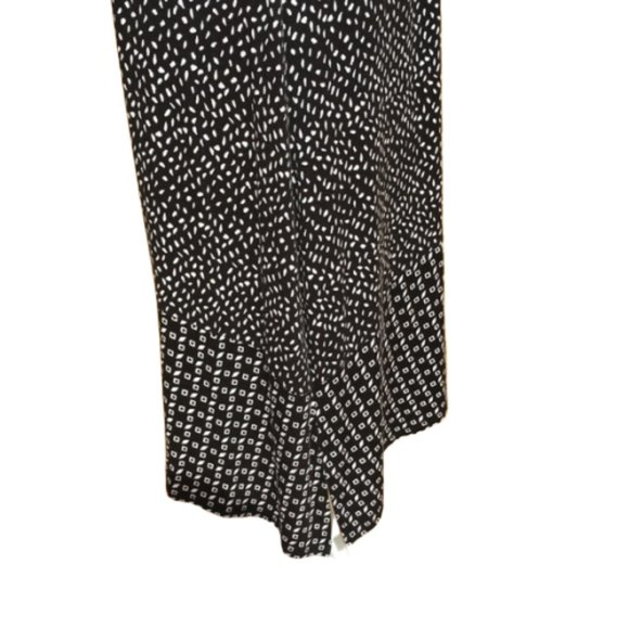 Blue Illusion Mix Prints Short Sleeve Jersey Dress - Picture 3 of 8